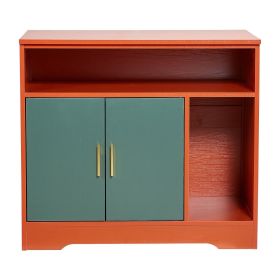Cat Litter Box Enclosure, 31 in Hidden Litter Box Cabinet with Shelf & Storage, Modern Style Indoor Cat Washroom