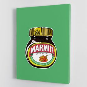 Marmite Standard Wall Art Canvas Print or Poster (Type: Poster Print, size: 32" x 24" / 80cm x 60cm approx)